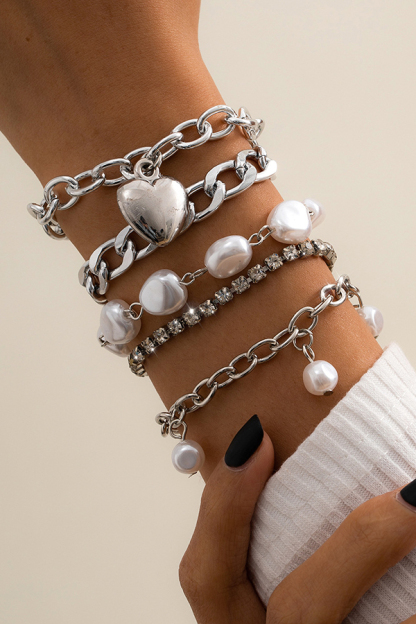 Special Shaped Imitation Pearl Vintage Baroque Bracelet-consonak