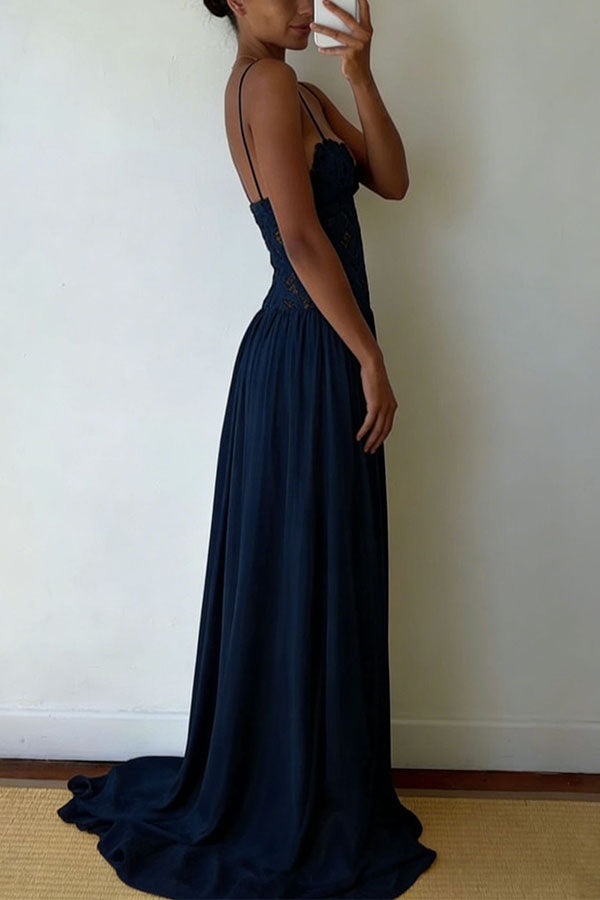 Amelie Lace Bustier Dress-Consonak