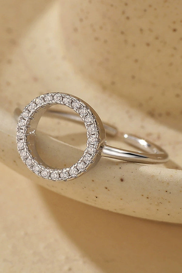 Simple Diamond Open Ring-consonak