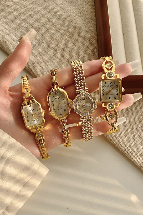 Light Luxury Quartz Gold Vintage Watch | Consonak