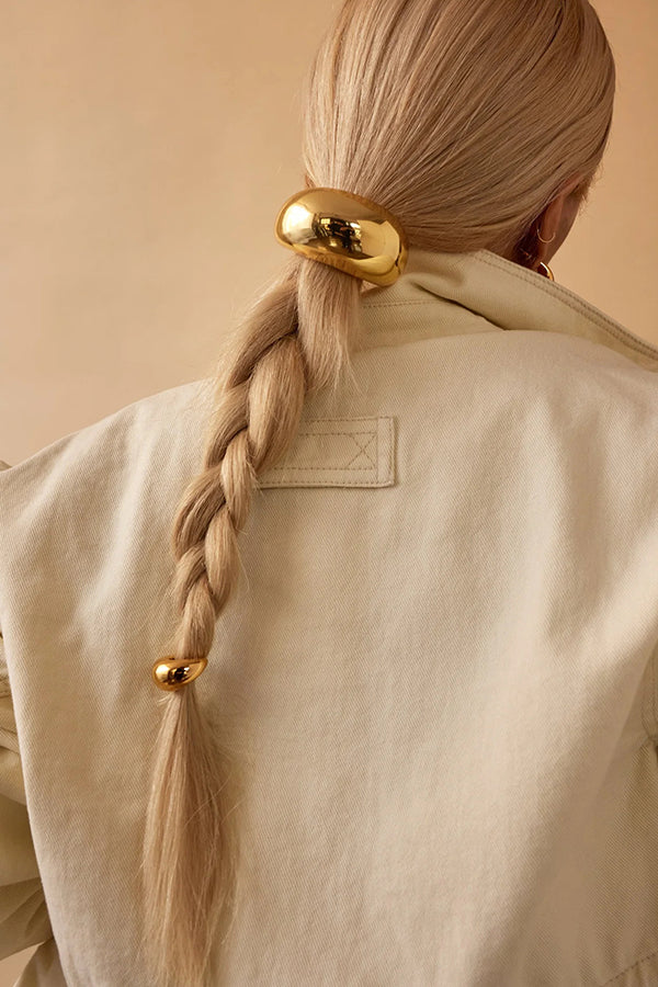 Simple U-shaped Alloy Elegant Hair Rope-consonak