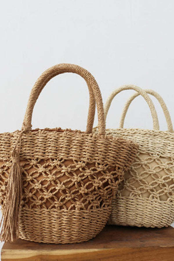 Ins Style Retro Hollow Straw Bag-consonak