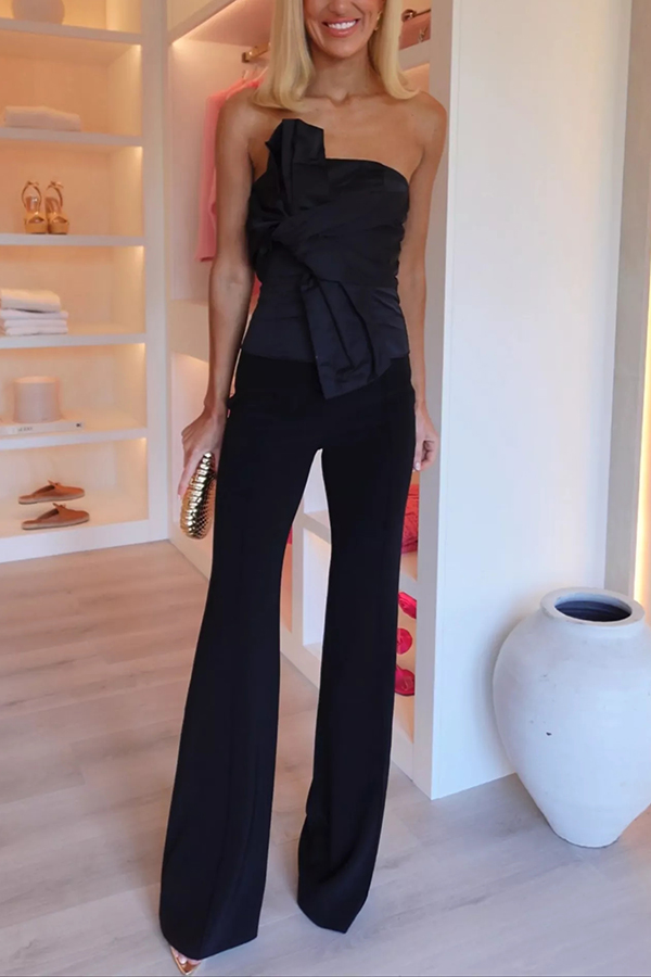 Invite Only High Waist Stretch Flared Pants-consonak