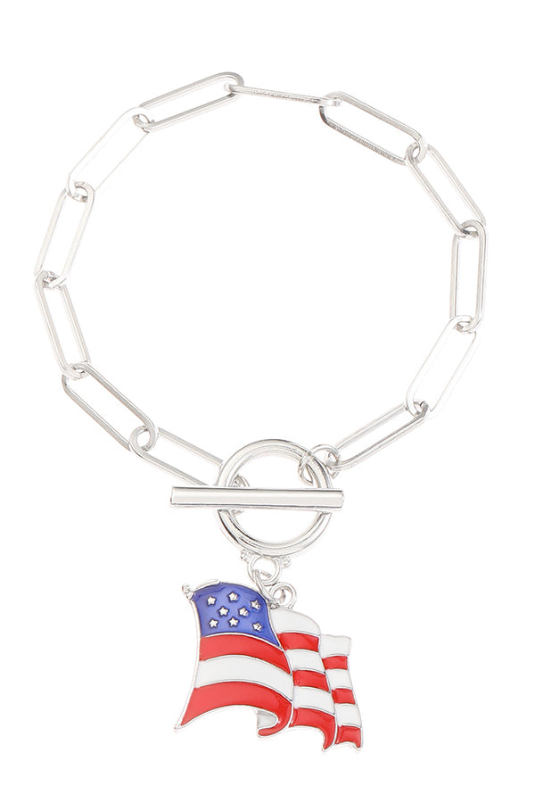 American Flag Independence Day Fashion Bracelet-consonak