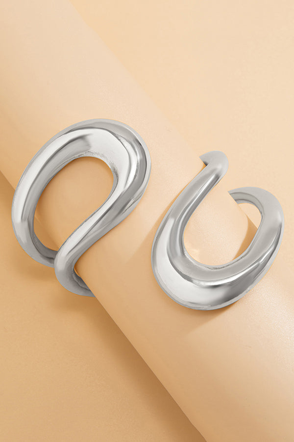 Fashion Alloy Twisted Double Layer Jewelry-consonak