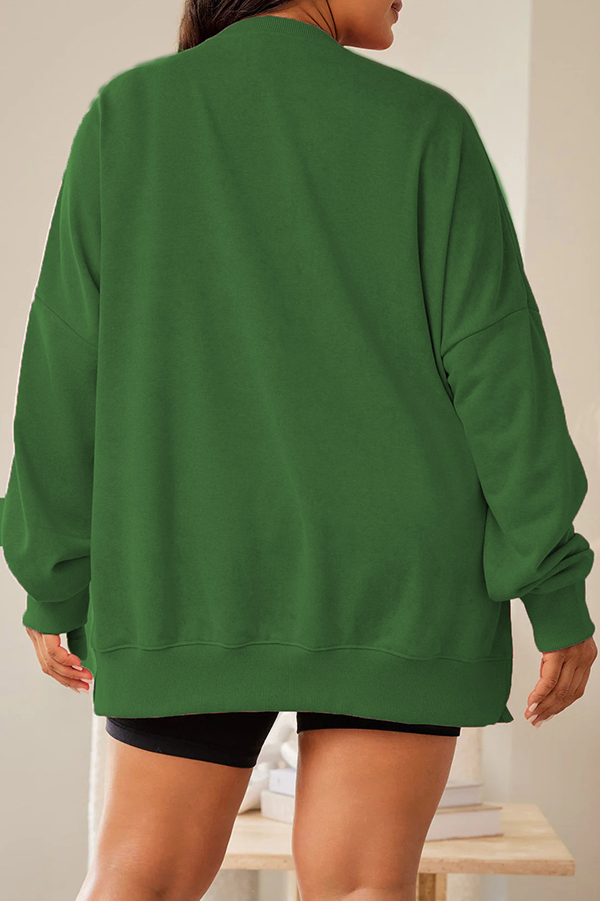 Christmas Sequined Loose Casual Long-sleeved Sweatshirt-consonak