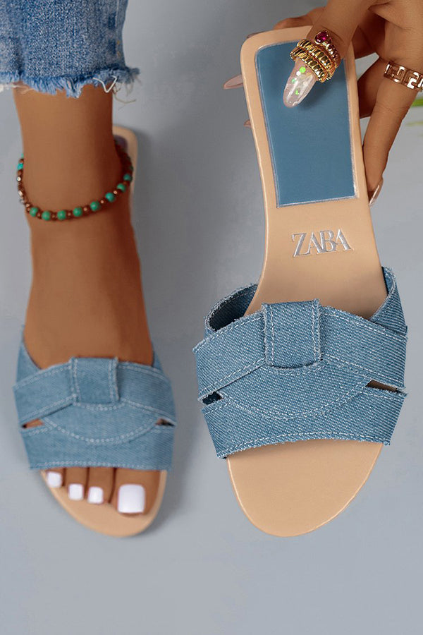 Fashion Cross Flat Versatile Sandals | Consonak