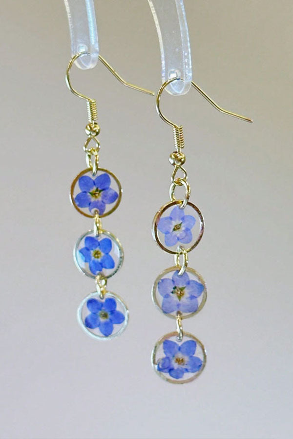 Clear Crystal Dewdrop Earrings-Consonak