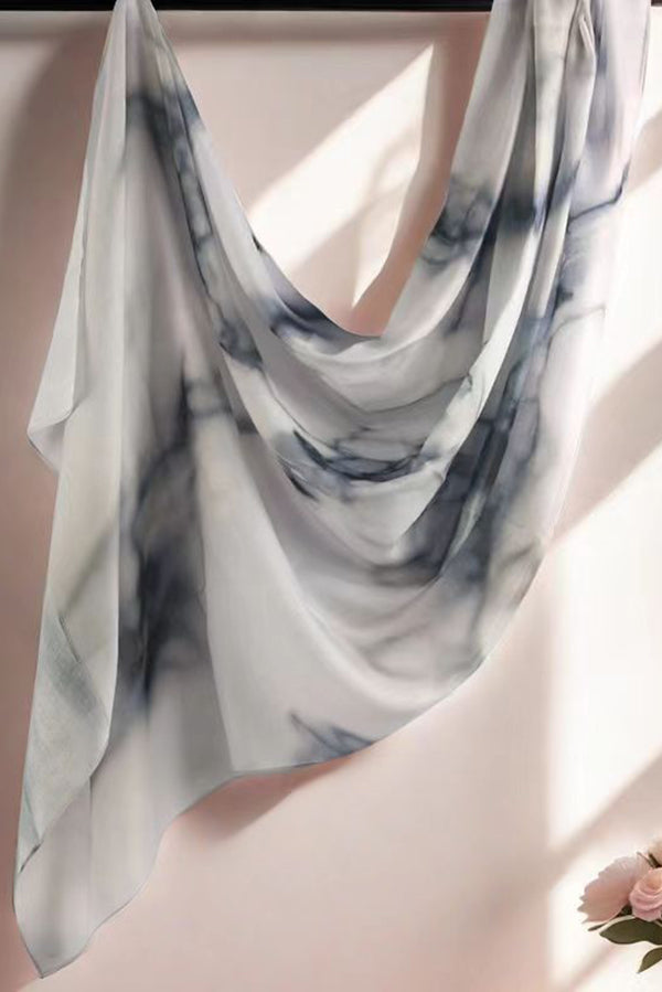 Watercolor Series Satin Shawl Scarf | Consonak