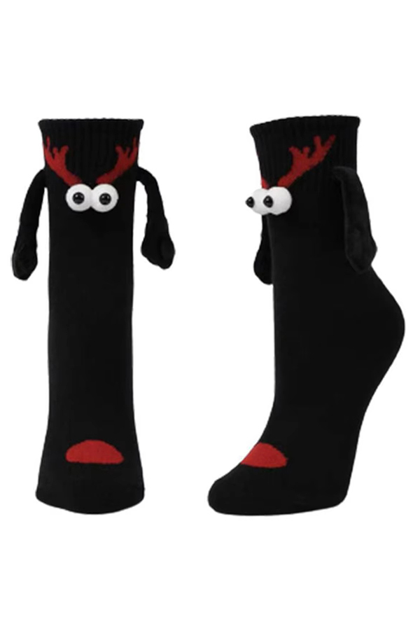 Christmas Cute Holding Hands Socks-consonak