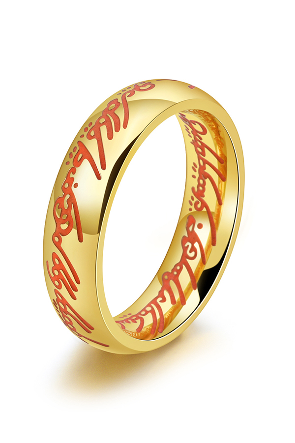 Personalized Stainless Steel Luminous Ring-consonak