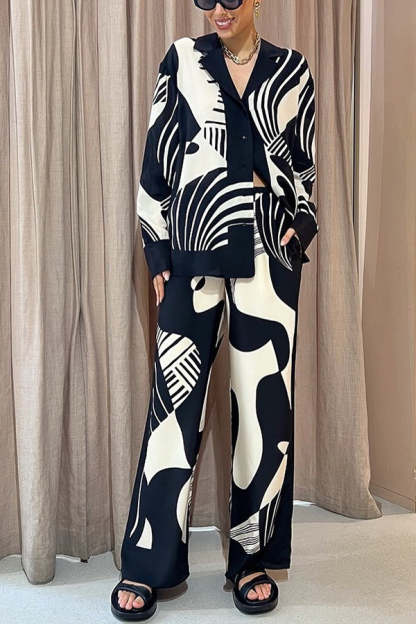 Delightful Chic Elastic Waist Pocketed Wide Leg Drape Pants-consonak