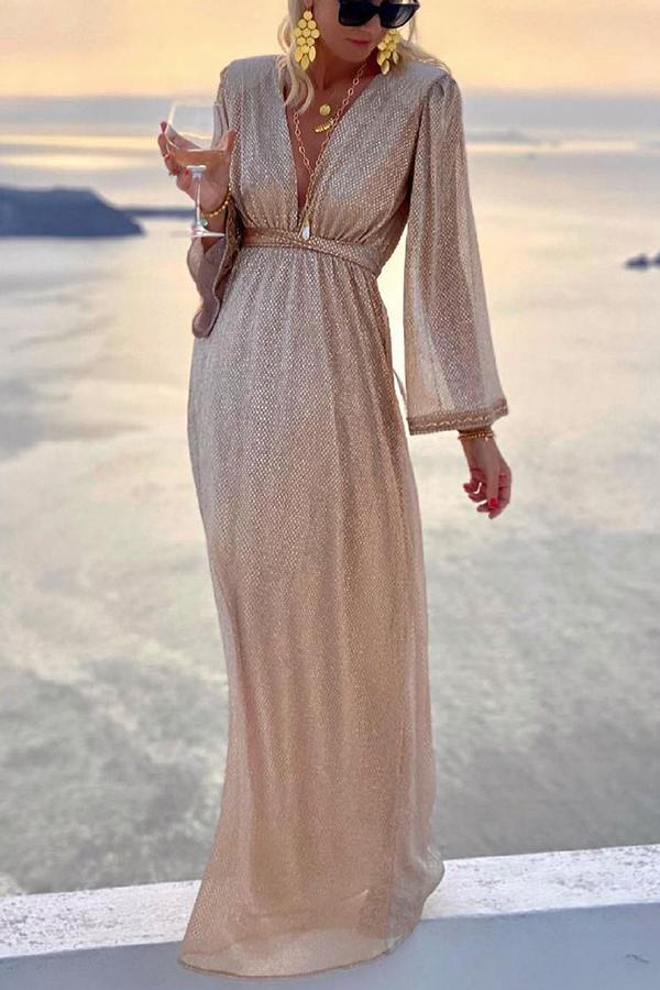 Twinkle and Shine Bell Sleeve Cocktail Party Dress | Consonak