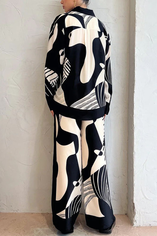 Delightful Chic Elastic Waist Pocketed Wide Leg Drape Pants-consonak