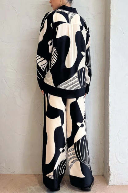 Delightful Chic Elastic Waist Pocketed Wide Leg Drape Pants-consonak