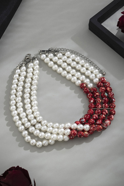 Gothic Blood Drop Tassel Halloween Personalized Necklace-consonak