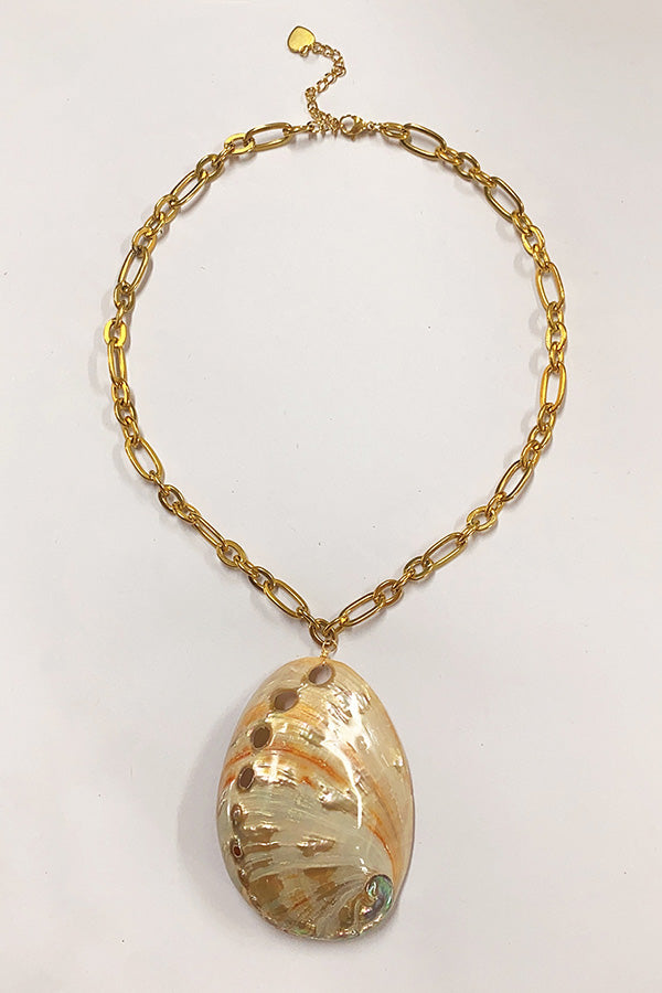 Ocean Style Natural Shell Necklace-consonak