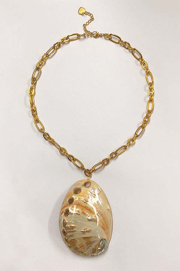 Ocean Style Natural Shell Necklace-consonak