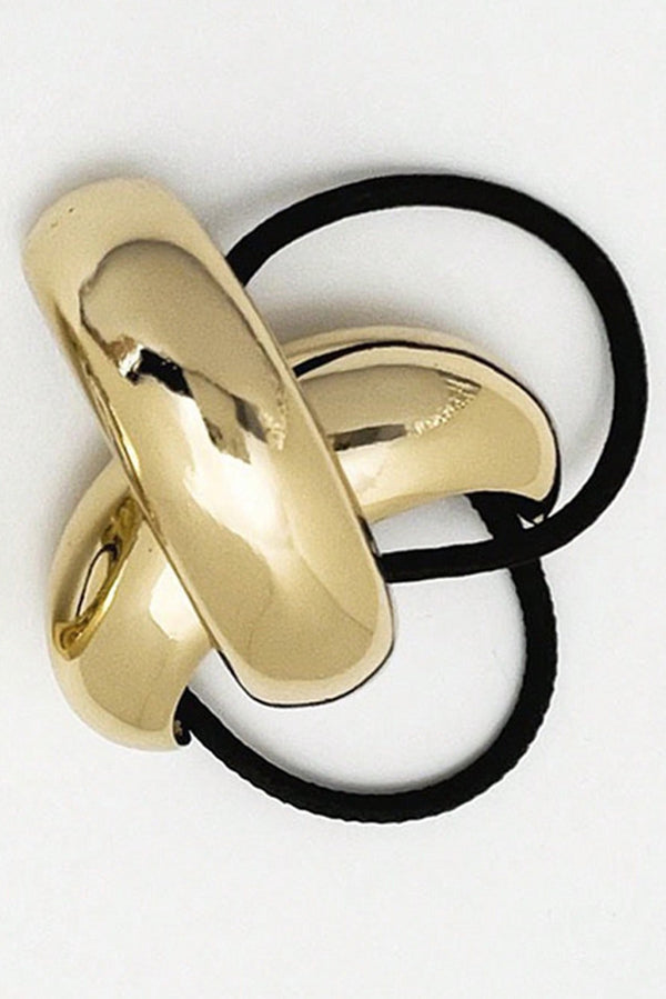 Simple U-shaped Alloy Elegant Hair Rope-consonak