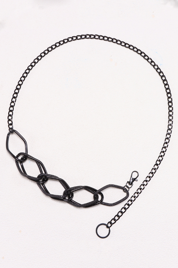 Fashionable Chunky Metal Chain Waist Chain-consonak