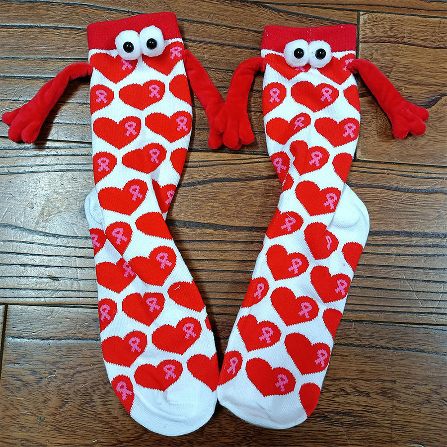 Couple Love Magnetic Hand Socks-consonak