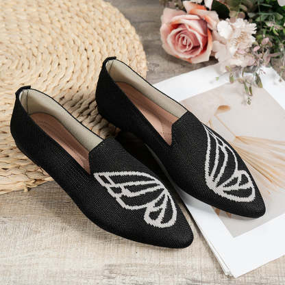 Elegant Pointed Toe Versatile Flat Shoes-consonak