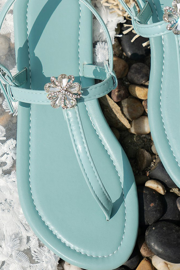 Summer Simple Fairy Style Flat Roman Sandals-consonak