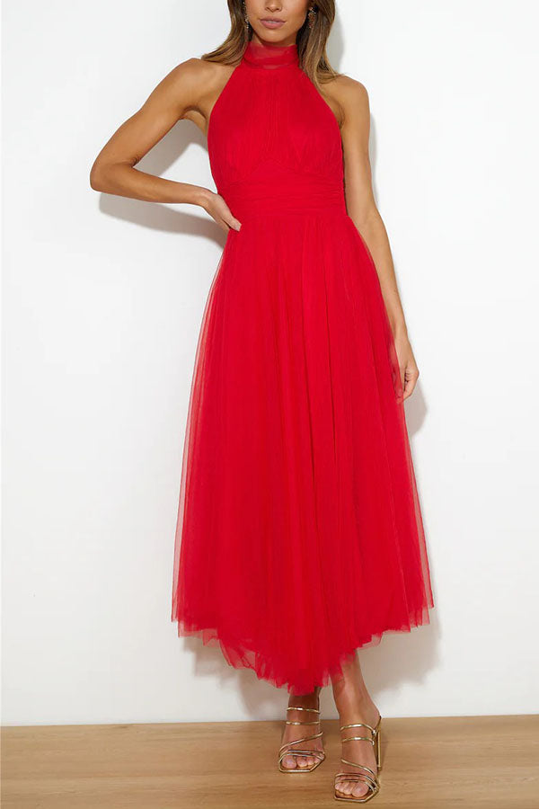 French fairy, ethereal chiffon patchwork detail suspender long dress | Consonak