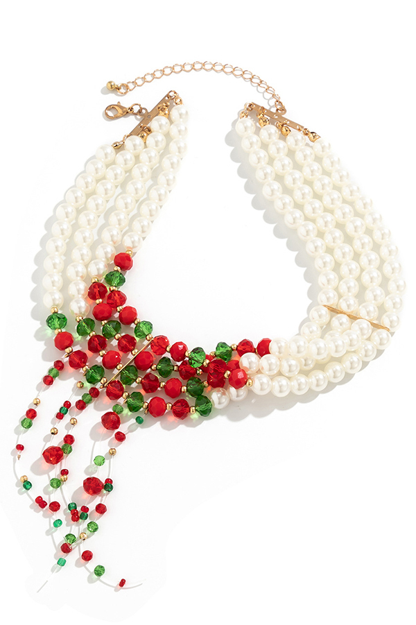 Gothic Blood Drop Tassel Halloween Personalized Necklace-consonak