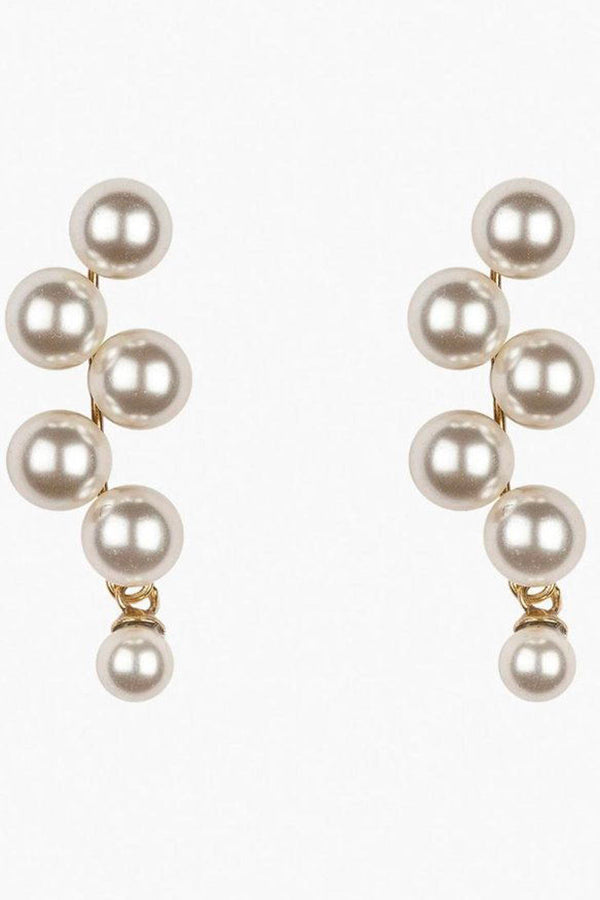 Simple Pearl Earrings-consonak