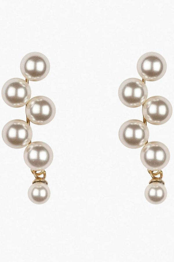 Simple Pearl Earrings-consonak