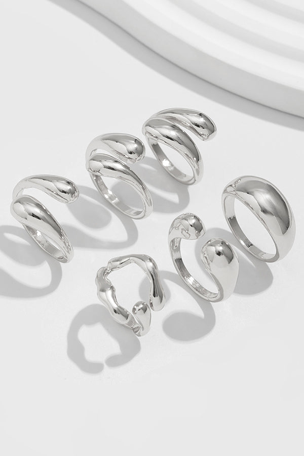 Geometric Cross Open Ring-consonak