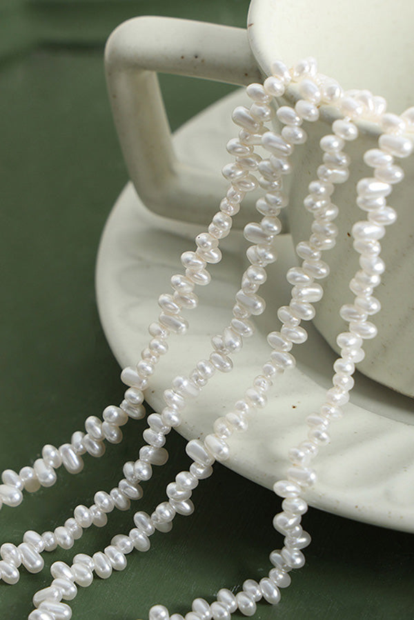 Gentle and Elegant Imitation Pearl Versatile Necklace-consonak