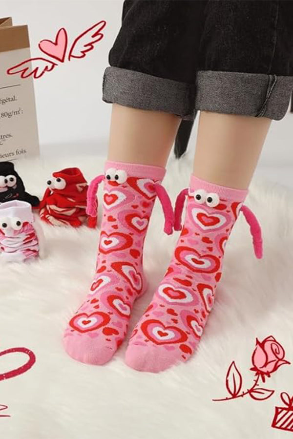 Couple Love Magnetic Hand Socks-consonak