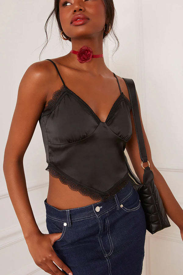 SACRED FLOWER RIBBON CHOKER NECKLACE-consonak