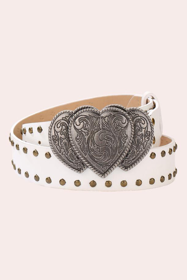 Personalized Rivet Pu Leather Fashion Belt | Consonak