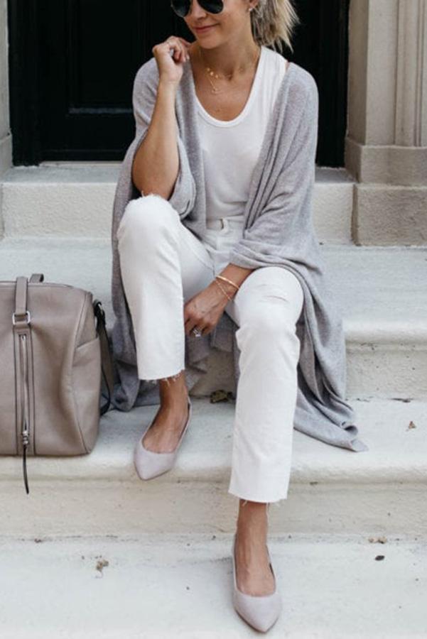 Freely Feeling Open Knit Cardigan-consonak