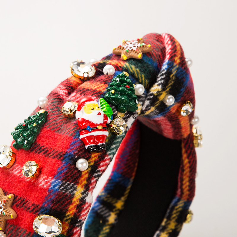 Christmas Velvet Pearl Headband-consonak