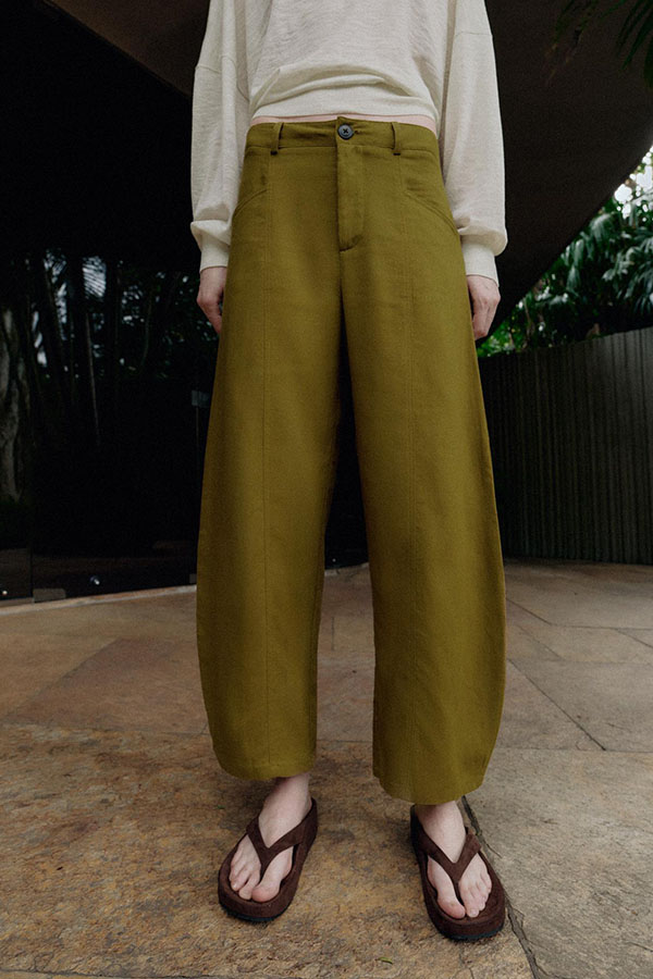 Rosabelle Linen Blend Mid Rise Pocket Loose Balloon Pants-consonak