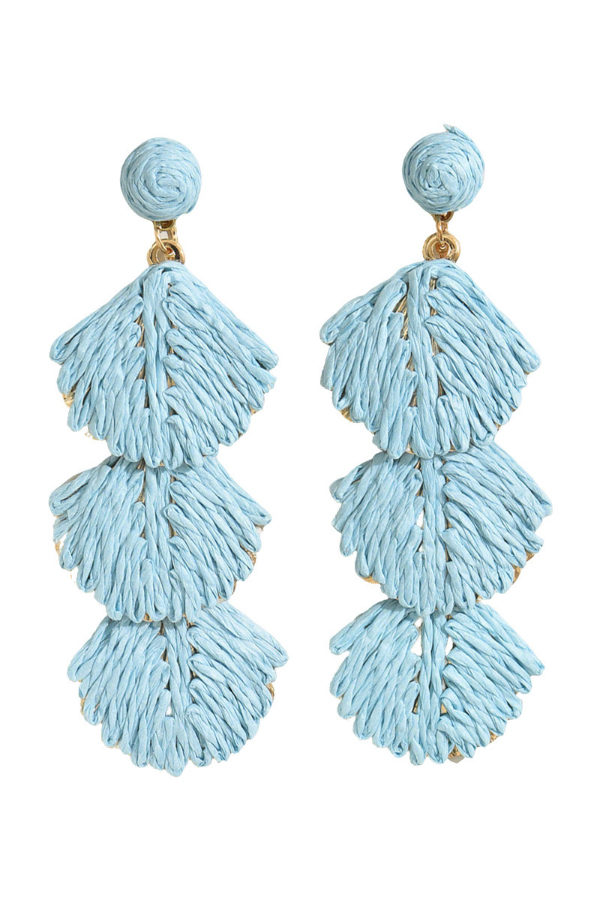 Bohemian Style Woven Seashell Vacation Earrings