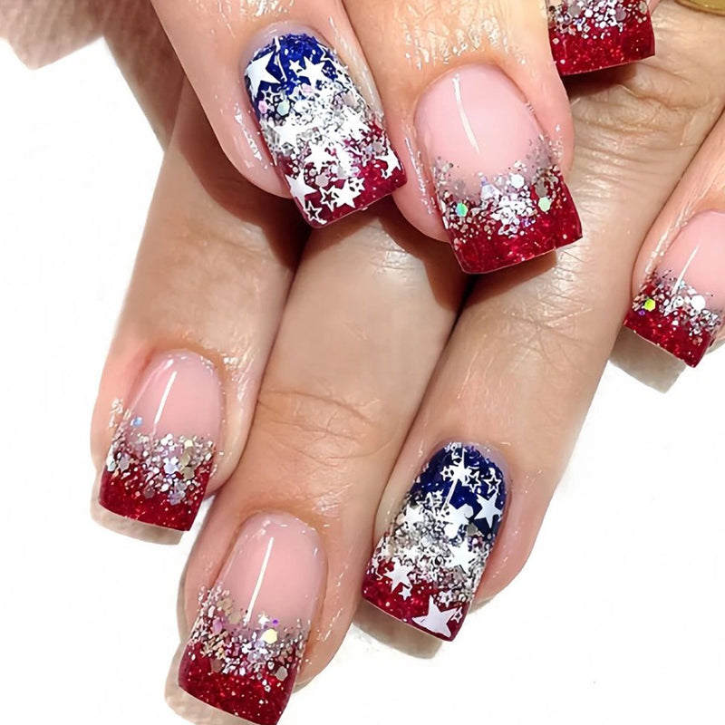 Independence Day Pattern Fashion Nail Art-consonak