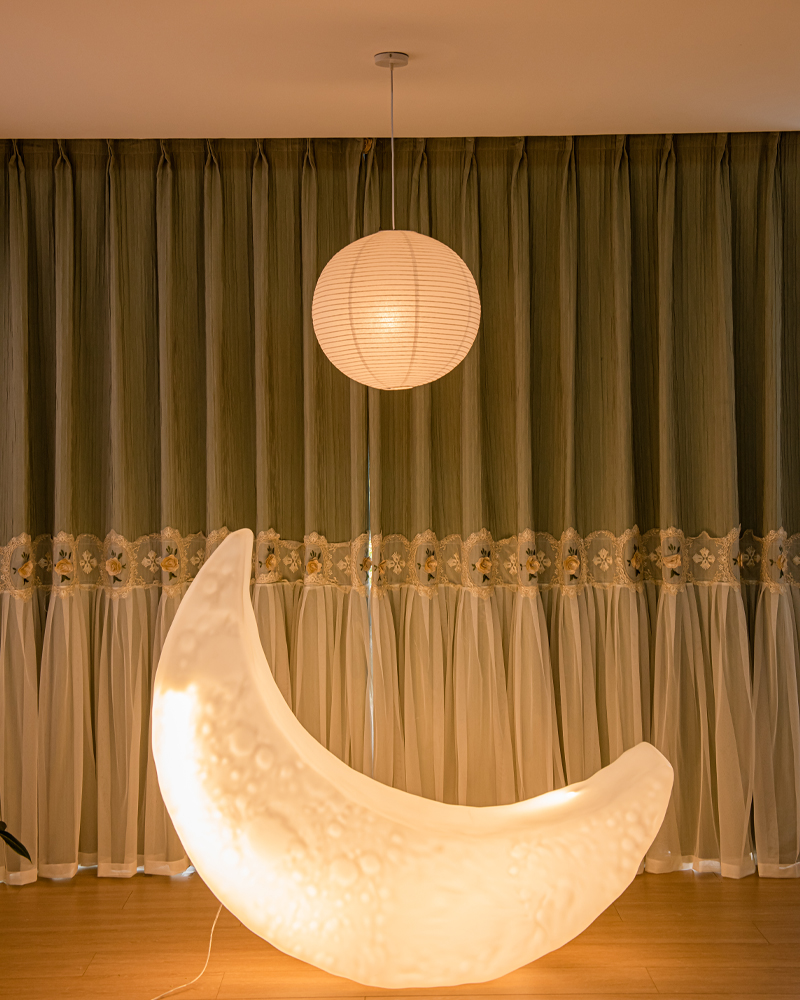 1 perforated French green rustic retro curtain, fabric and yarn integrated relief embroidery flower, suitable for various room types such as bedrooms and balconies