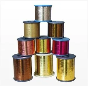 Flat embroidery yarn