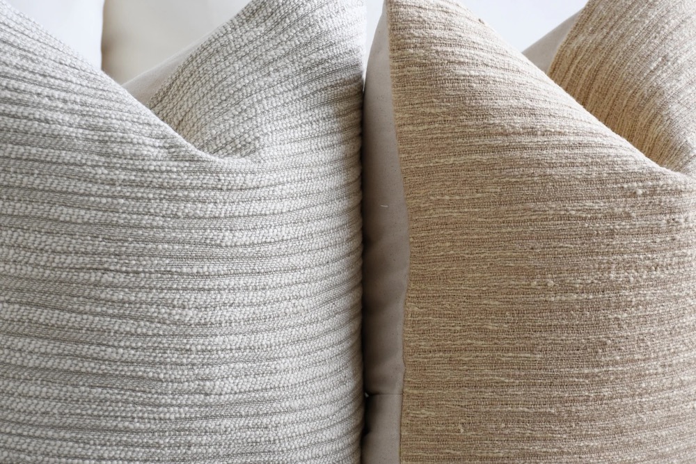 Neutral Simple Boho Pillow Combination | Sofa Pillow Cover Set