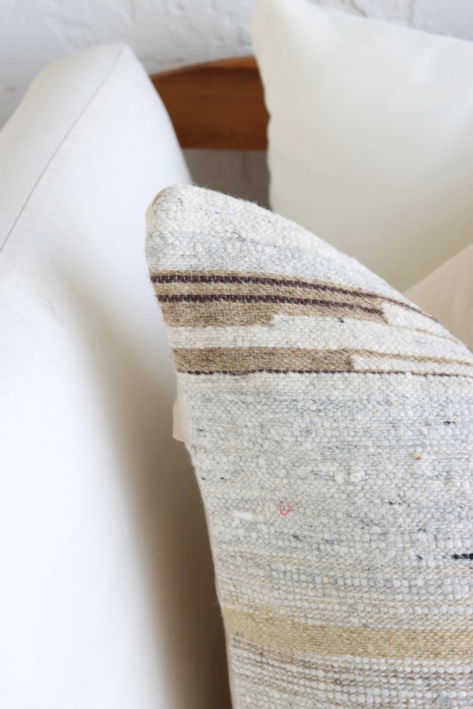 Textured Boho Pillow Cover Set, Lumbar Sofa Pillows, Brown 18x18 textured covers