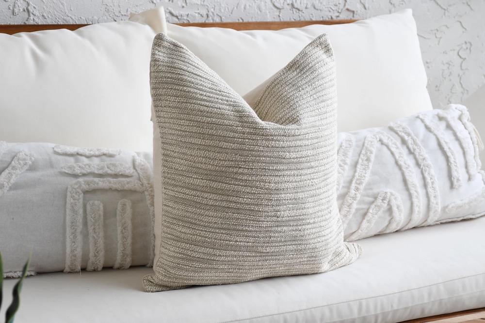 Neutral Simple Boho Pillow Combination | Sofa Pillow Cover Set