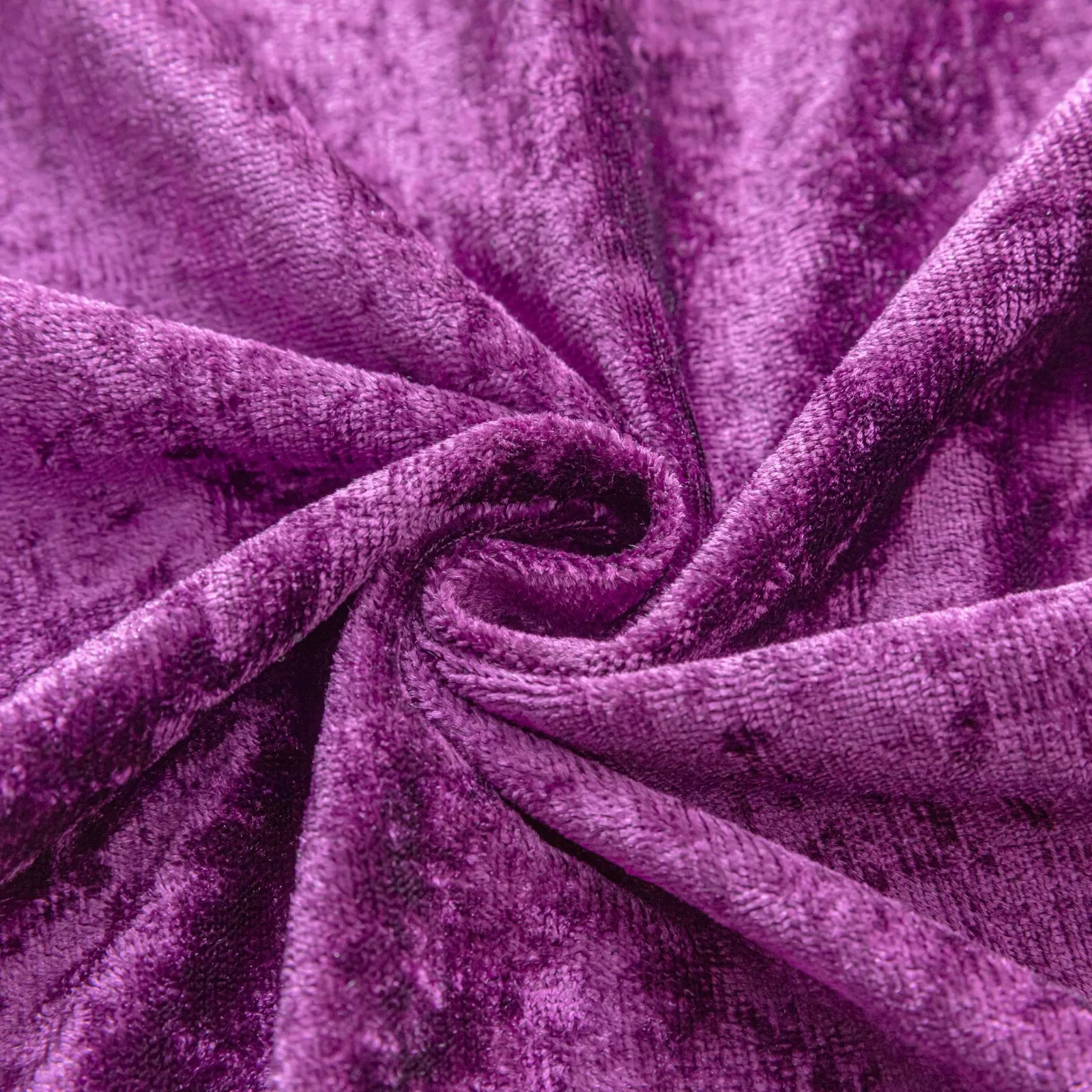 ROOEE Luxury Crushed Velvet Curtains PAIR Fully Lined Eyelet Ring Top Ready Made