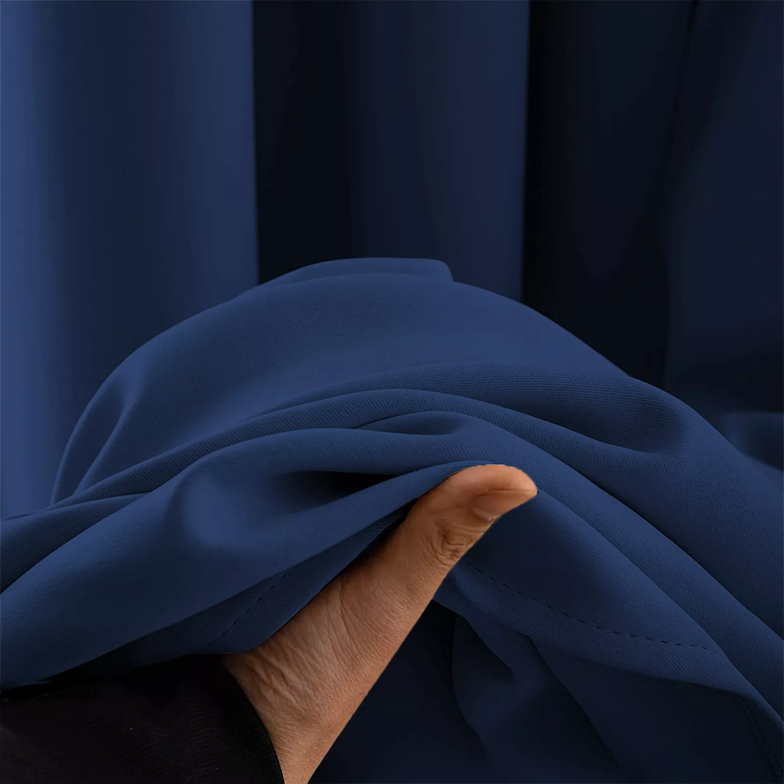 Blackout Curtains Pencil Pleat OR Ring Top Energy Saving Thermal Curtain Panels