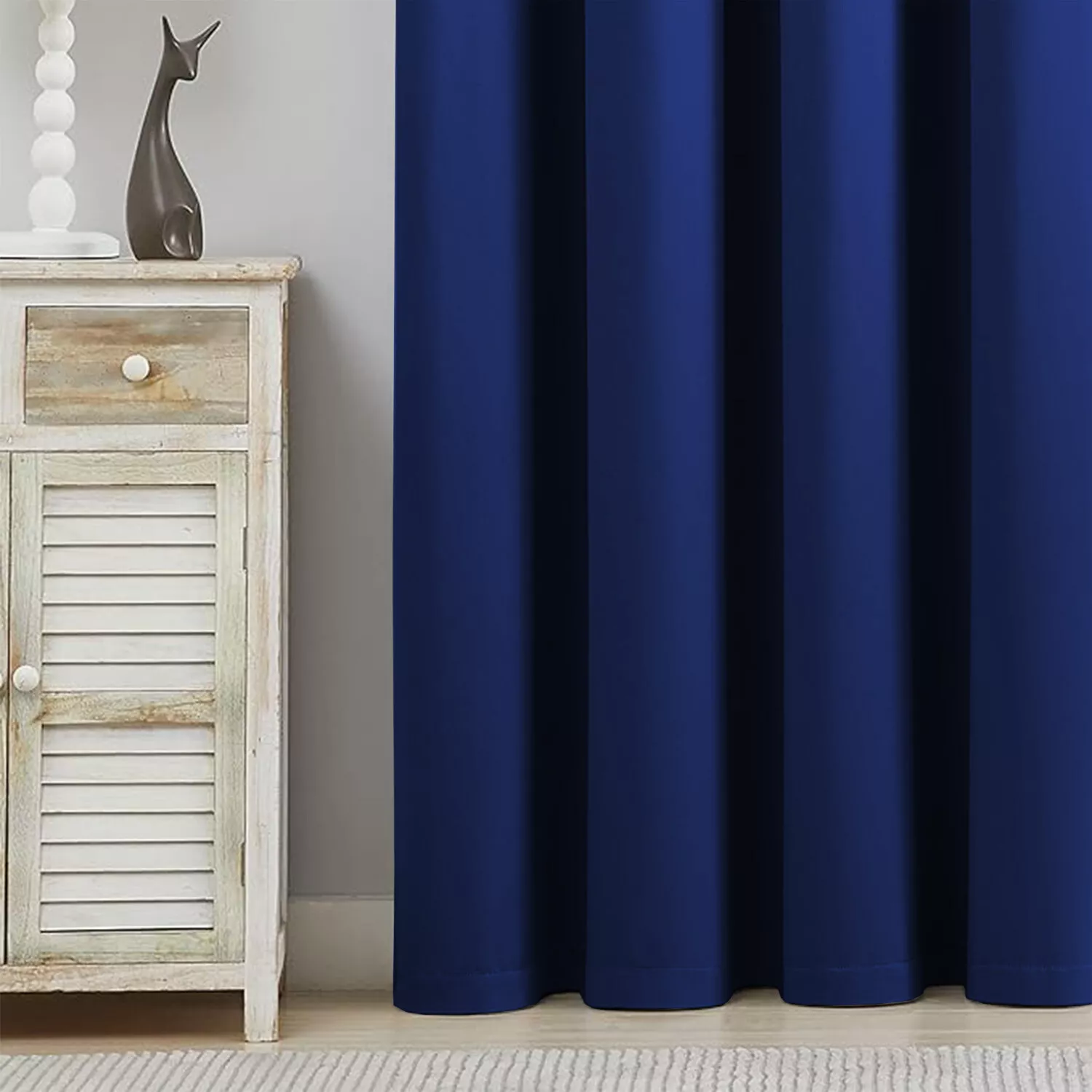 Thermal Thick Blackout Curtains Ready Made Eyelet Ring Top Curtain Pair Tiebacks