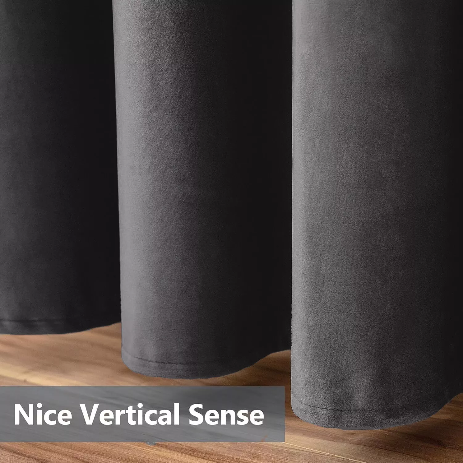 Thick Heavy Velvet Curtains PAIR of Eyelet Ring Top Fully Lined Ready Made Panel